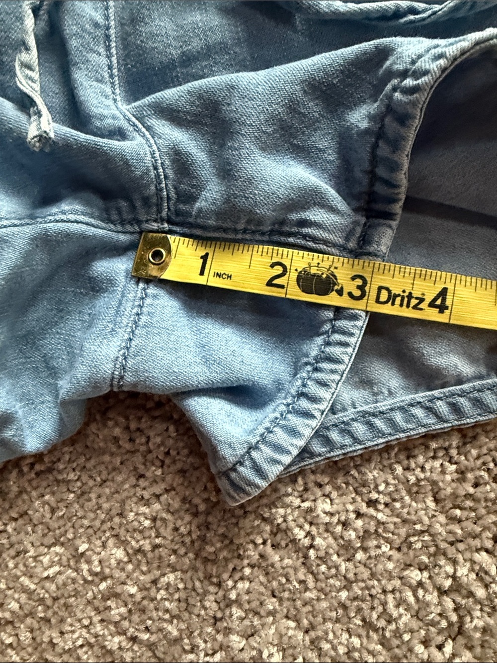 American Eagle Light Blue Women's Drawstring Lounge Shorts Size small - Picture 6 of 6